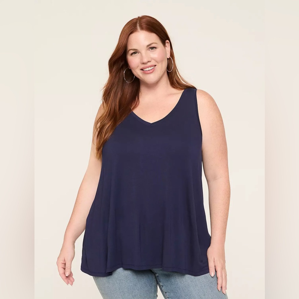 Lane Bryant Swing V-Neck Tank